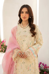 RANG RASIYA FLORENCE SUMMER EDIT '24 UNSTITCHED 3PC SUIT-IVORY