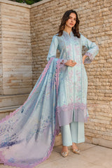 RANG RASIYA CARNATION SUMMER UNSTITCHED 3PC SUIT-OCEAN