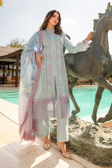 RANG RASIYA CARNATION SUMMER UNSTITCHED 3PC SUIT-OCEAN