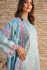 RANG RASIYA CARNATION SUMMER UNSTITCHED 3PC SUIT-OCEAN