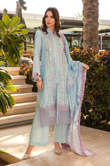 RANG RASIYA CARNATION SUMMER UNSTITCHED 3PC SUIT-OCEAN
