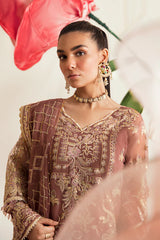 AYZEL FLEUR DE LIS LUXURY CHIFFON UNSTITCHED SUIT AZ-V4-04 OSMOSE