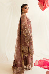 AYZEL FLEUR DE LIS LUXURY CHIFFON UNSTITCHED SUIT AZ-V4-04 OSMOSE