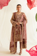 AYZEL FLEUR DE LIS LUXURY CHIFFON UNSTITCHED SUIT AZ-V4-04 OSMOSE