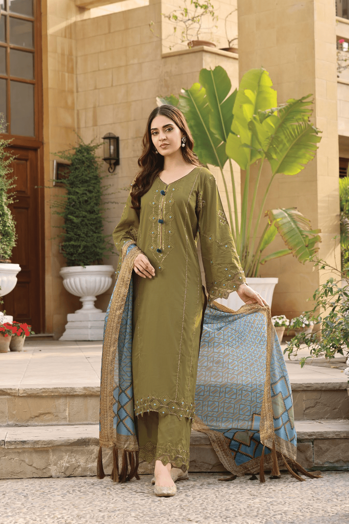 KHAS MIRHA SUMMER LAWN UNSTITCHED 3PC SUIT KSE-2456