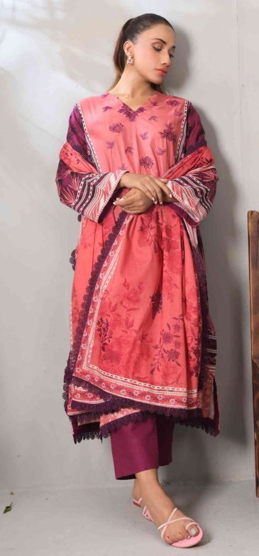 ROMA embroidered Lawn