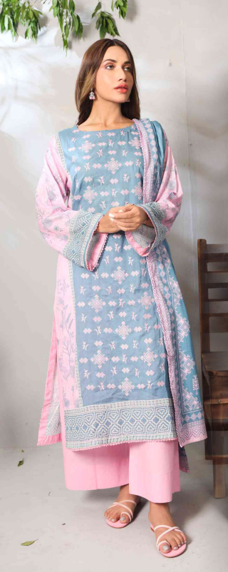 ROMA embroidered Lawn