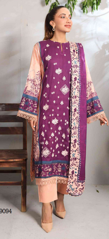 ROMA embroidered Lawn