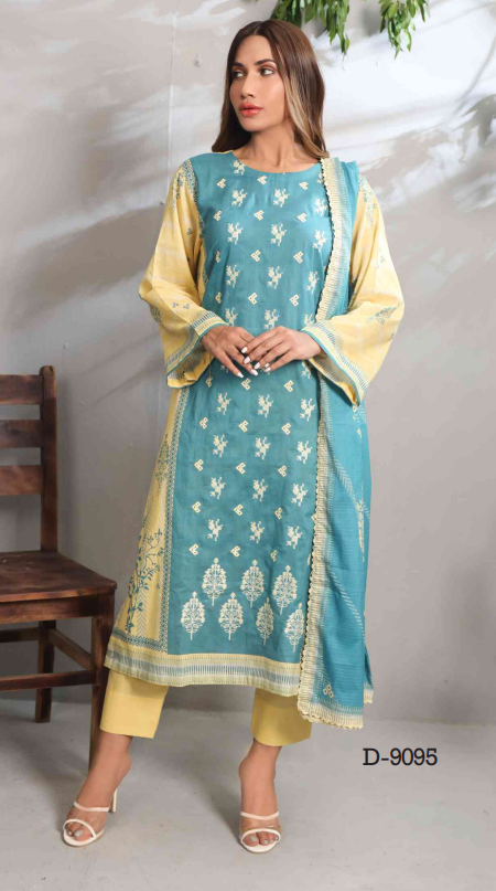 ROMA embroidered Lawn