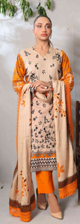 ROMA embroidered Lawn