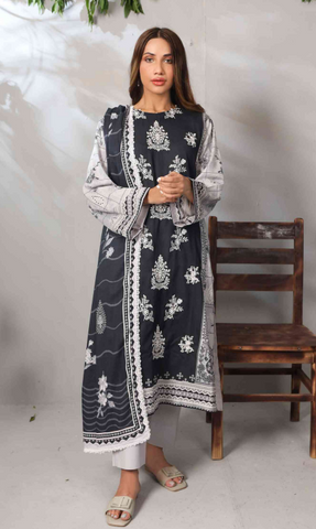 ROMA embroidered Lawn