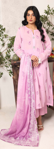 ZYRA Embroidered Lawn