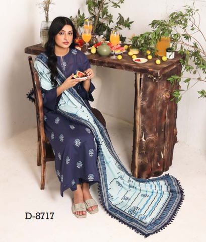 ZYRA Embroidered Lawn