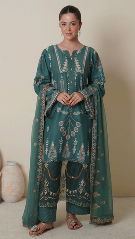 Cambric 3 Piece Unstitched