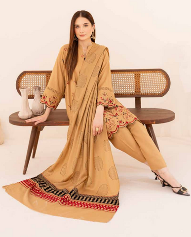 Embroiderd wool