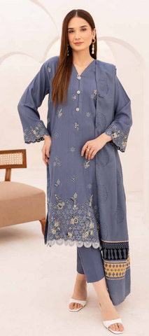 Embroiderd wool