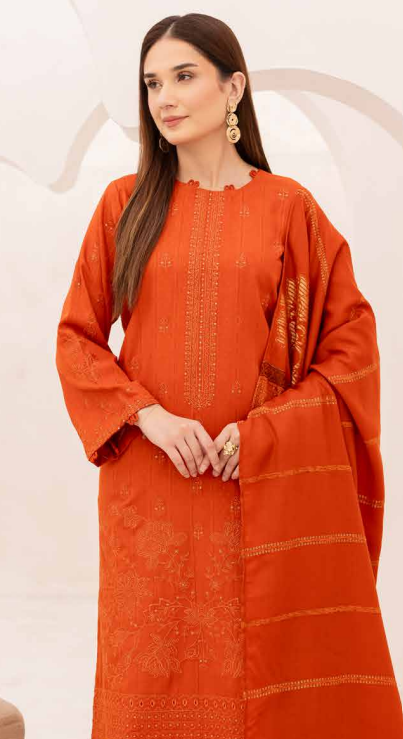 Embroiderd wool