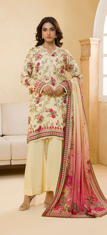 DIGITAL PRINTED LINEN SHIRT