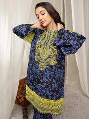 Limelight Paste Printed Lawn Unstitched 2pc Suit U2479SU-2PC-BLK