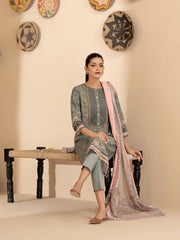 Limelight Printed Lawn Unstitched 3pc Suit U2625SU-3PC-PCH