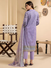 Limelight Printed Lawn Unstitched 3pc Suit U2625SU-3PC-PRP