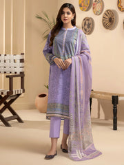 Limelight Printed Lawn Unstitched 3pc Suit U2625SU-3PC-PRP