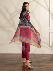 Limelight Printed Lawn Unstitched 3pc Suit U2911SU-3PC-582