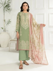 Limelight Printed Lawn Unstitched 3pc Suit U2913SU-3PC-GRN