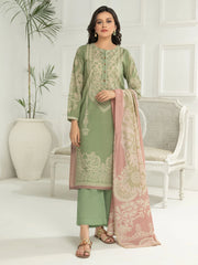 Limelight Printed Lawn Unstitched 3pc Suit U2913SU-3PC-GRN