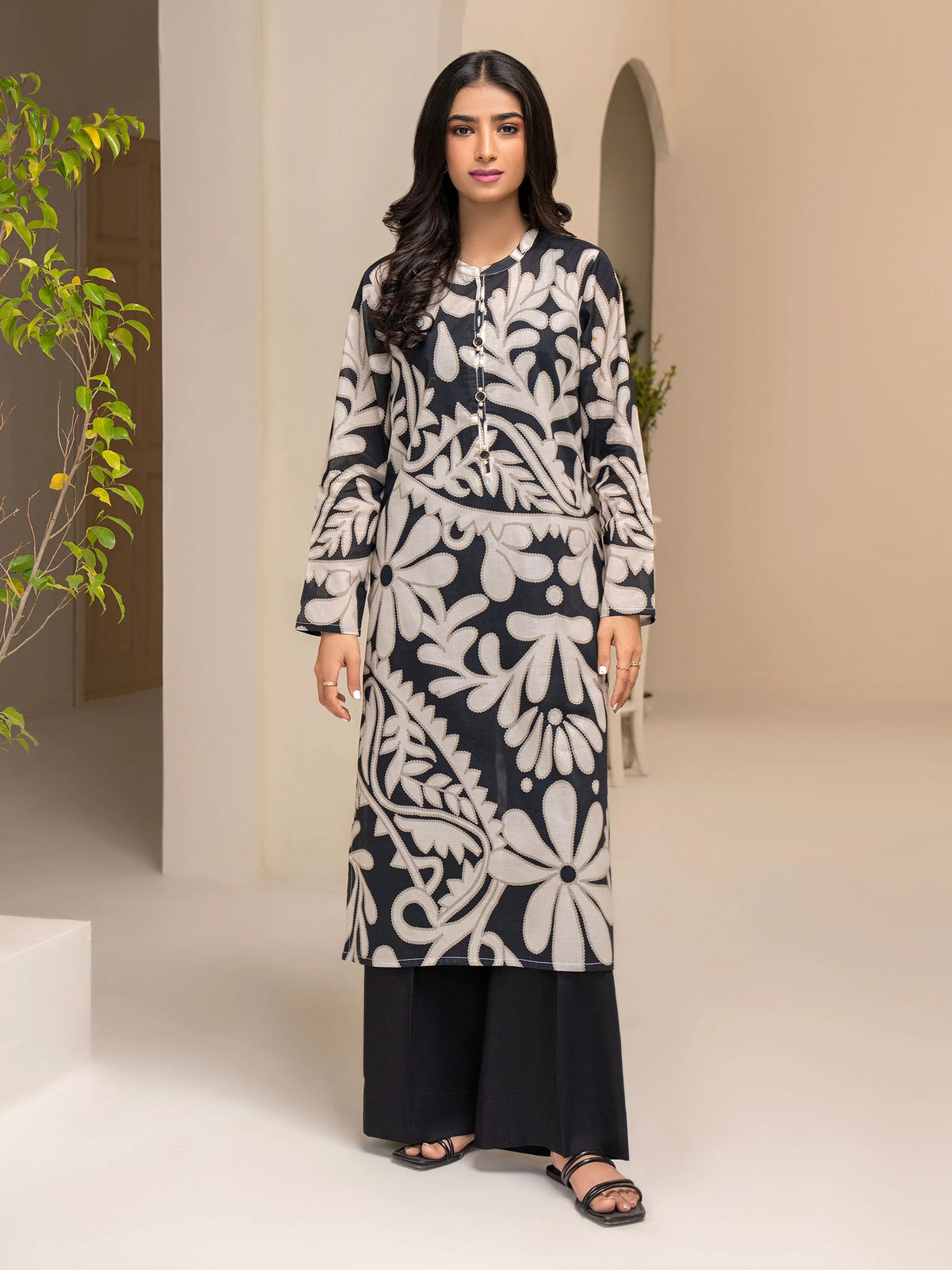 Limelight Printed Lawn Shirt Unstitched 1pc U3369SH-SSH-034