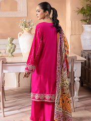 Zellbury Summer Embroidered Cambric Unstitched 3Pc Suit WUS24E31145