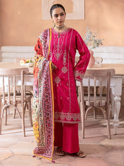 Zellbury Summer Embroidered Cambric Unstitched 3Pc Suit WUS24E31145