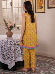Zellbury Summer Lawn Unstitched Shirt Trouser 2pc Suit WUS24X21036
