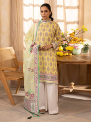 Zellbury Summer Lawn Unstitched Shirt Dupatta 2pc Suit WUS24X21618