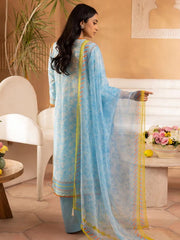 Zellbury Summer Printed Lawn Unstitched 3Pc Suit WUS24X31055