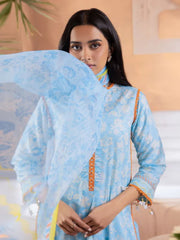 Zellbury Summer Printed Lawn Unstitched 3Pc Suit WUS24X31055