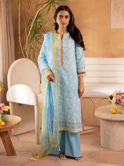 Zellbury Summer Printed Lawn Unstitched 3Pc Suit WUS24X31055