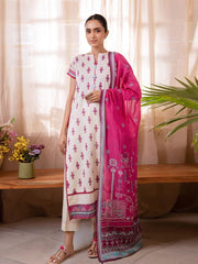 Zellbury Summer Printed Lawn Unstitched 3Pc Suit WUS24X31072