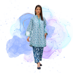 Digital Printed Khaddar Shirt Digital Printed Khaddar Trouser