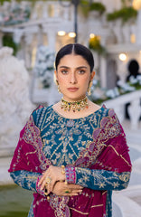 EMAAN ADEEL ZIMAL LUXURY FORMALS UNSTITCHED SUIT ZM-06 RUMESAH