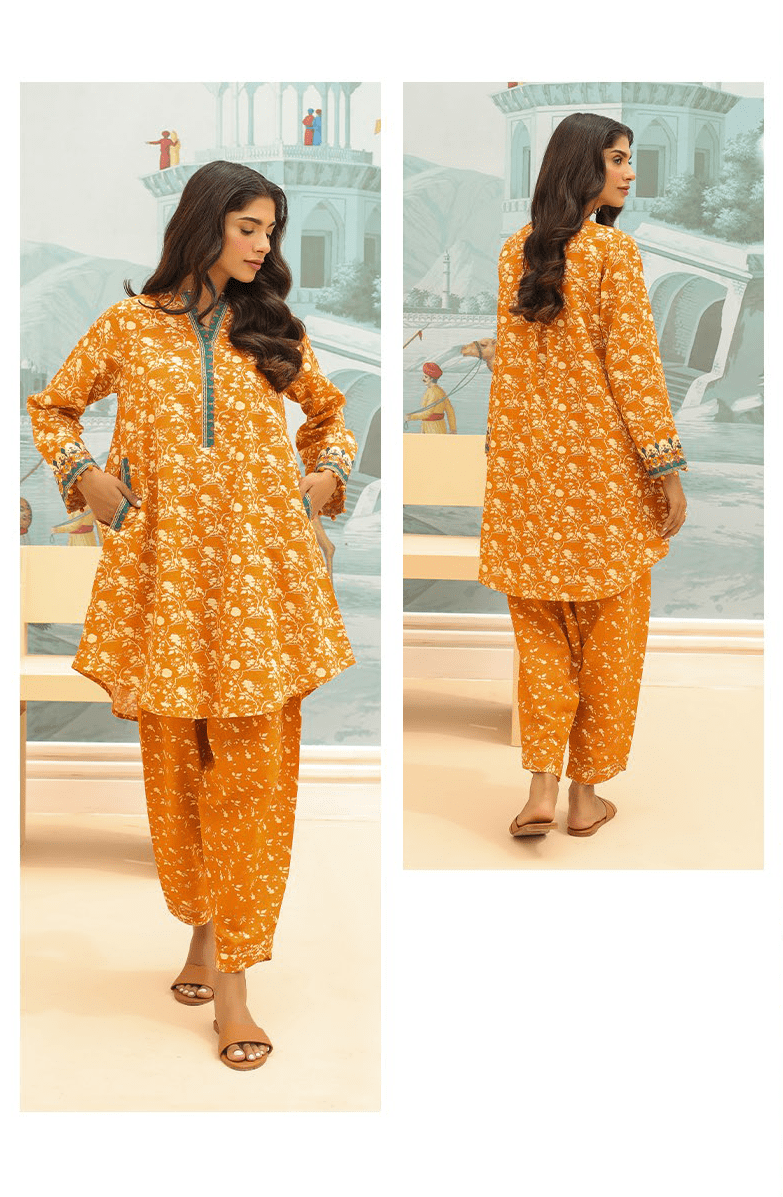 Zellbury Digital Printed Karandi Unstitched 2pc suit WUW23X20711