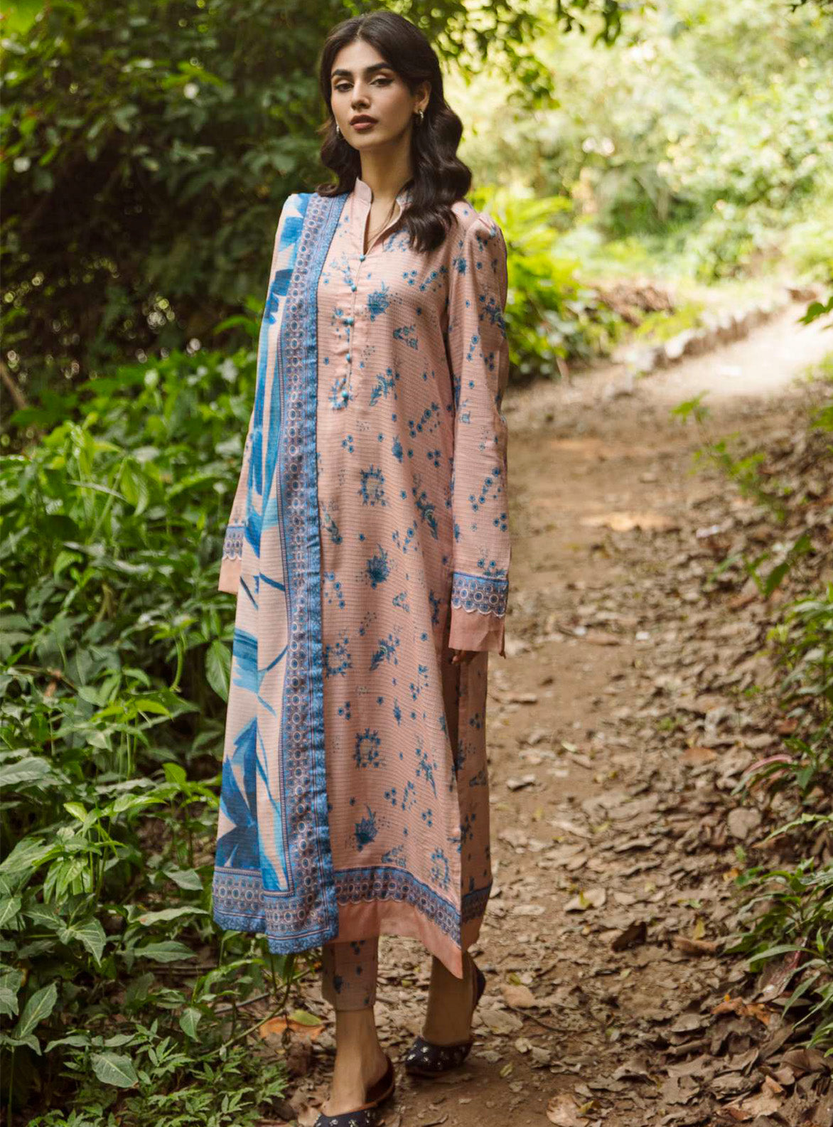 3 PCS Digital Printed Dress