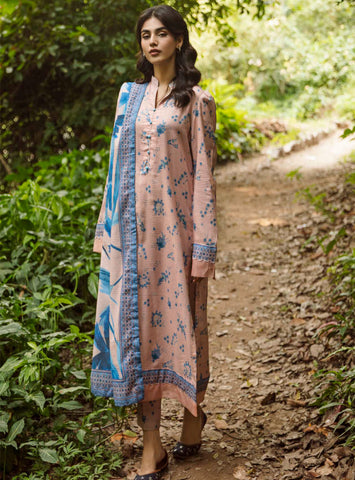 3 PCS Digital Printed Dress
