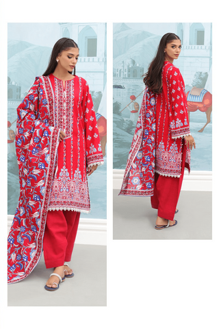 Zellbury Digital Printed Khaddar Unstitched 2pc suit WUW23X20707