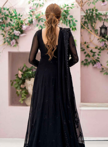 Embroidered Crinkle Chiffon 3PCS DRESS