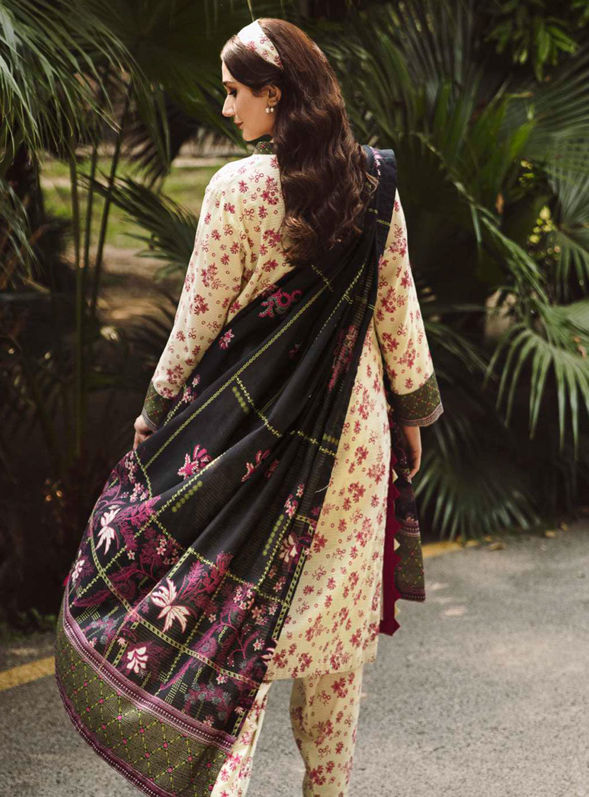 3 PCS Digital Printed Dress