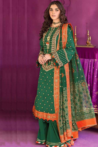 3PC Embroidered Chunri Lawn Unstitched Suit