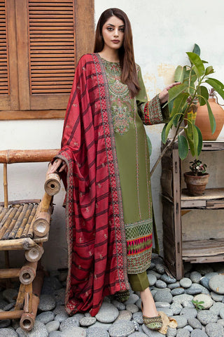 Motfiz Premium Embroidered Linen Unstitched suit 4270-NURAY
