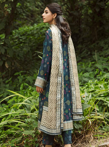 3 PCS Digital Printed Dress