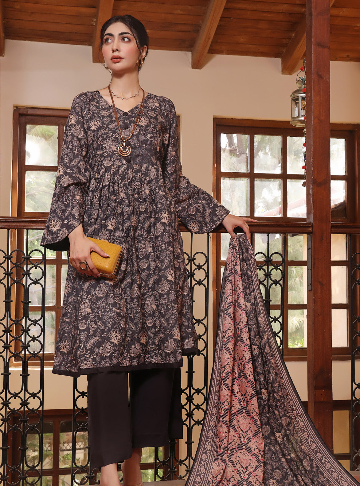 3 PCS Digital Printed Suit